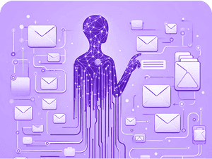 Email handling illustration